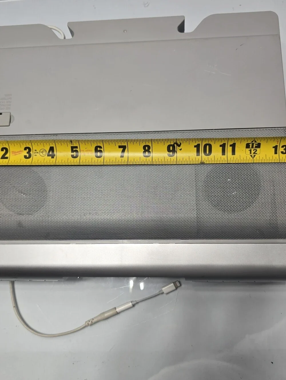 Sony ICF-CDK50 Under Cabinet CD Clock Radio AM/FM Mega Bass Tested Working